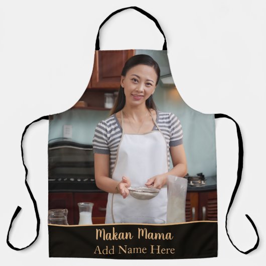 Gepersonaliseerd All-Over Print Schort (Voorkant)