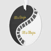 Gepersonaliseerd allen is Adagio, allen is Allegro Ornament (voorkant)