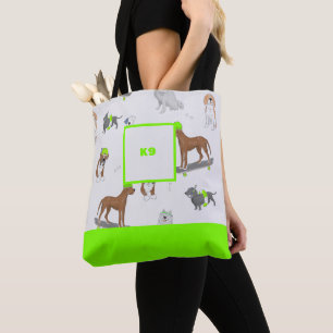 Gepersonaliseerd Allover-gedrukt Dog-Tas Draagtas