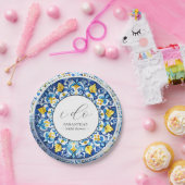 Gepersonaliseerd Amalfi Coast Vrijgezellenfeest Pa Papieren Bordje (Feest)