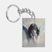 Gepersonaliseerd  Angel Sleutelhanger (Voorkant Links)