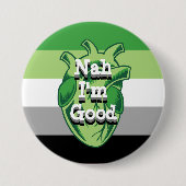 Gepersonaliseerd antivalentijnskoord ronde button 7,6 cm (Voorkant)