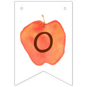 Gepersonaliseerd appelverbranding vlaggetjes (Derde vlag)