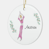 Gepersonaliseerd Arabisch keepomwille keramisch ve Ornament (Links)