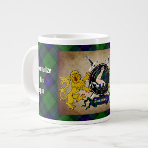 Gepersonaliseerd Armstrong Clan Badge & Tartan Extra Grote Beker