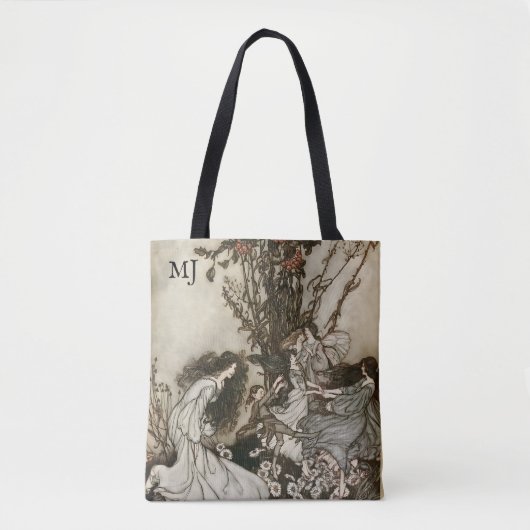 Gepersonaliseerd Arthur Rackham Fairies Fantasy Ta Draagtas (Voorkant)