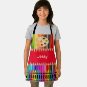 Gepersonaliseerd artiest schort (Insitu)