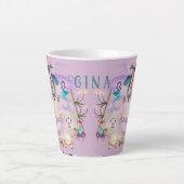 Gepersonaliseerd artikelboek latte mok (Voorkant)