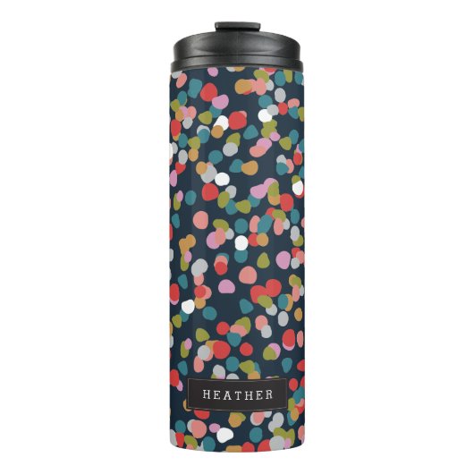 Gepersonaliseerd | Ashley Stippen Thermosbeker (Voorkant)