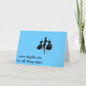 Gepersonaliseerd Audrey Note-Kaart Kaart (Achterkant)