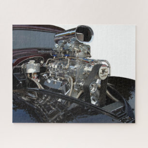Gepersonaliseerd auto enging legpuzzel