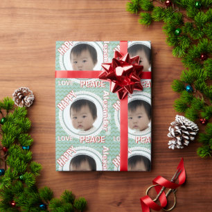 Gepersonaliseerd Baby fotopapier voor het oppakken Cadeaupapier