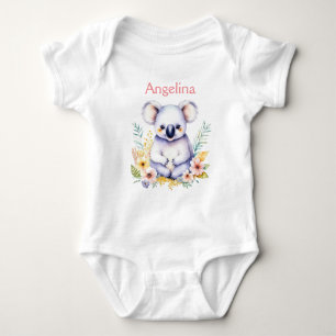 Gepersonaliseerd Baby Koala Beer Romper
