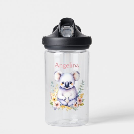 Gepersonaliseerd Baby Koala Beer Waterfles (Voorkant)