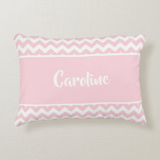 Gepersonaliseerd Baby kussen - Pastel Blush Roze W