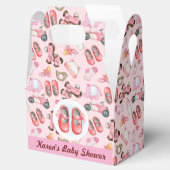 Gepersonaliseerd Baby Meisje Douche Bedankdoosjes (Geopend)