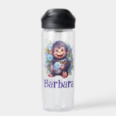 Gepersonaliseerd Baby Monkey Waterfles (Achterkant)