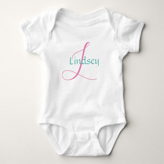 GEPERSONALISEERD BABY ROMPERT ROMPER (Voorkant)