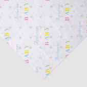 gepersonaliseerd Baby shower tissuepapier (Detail)