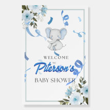 Gepersonaliseerd Baby shower Welkomstbord Schattig