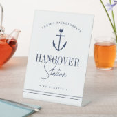 Gepersonaliseerd Bachelorette Party Hangover Stati Reclamebord Met Voetstuk (Insitu)