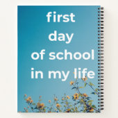 Gepersonaliseerd Back to School Notitieboek - Scha (Achterkant)