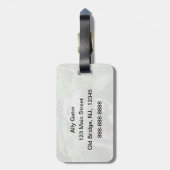 Gepersonaliseerd Bagagelabel - Comfy Gator (Achterkant verticaal)