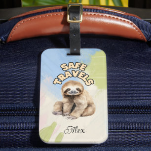 GEPERSONALISEERD BAGAGELABEL (SLOTH)