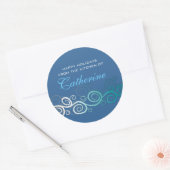 Gepersonaliseerd bakken, Jam, Cookie Ronde Sticker (Envelop)