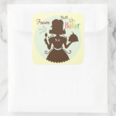 Gepersonaliseerd bakker cadeau Stickers (Tas)