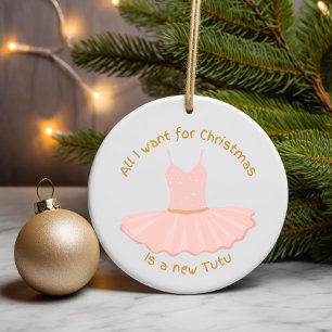 Gepersonaliseerd Ballet Dancer cadeau, Gepersonali Keramisch Ornament