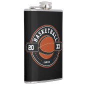 Gepersonaliseerd Basketball-thema Heupfles (Rechts)