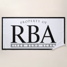 GEPERSONALISEERD BEACH TOWEL | Familienaam Towel