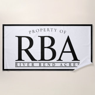 GEPERSONALISEERD BEACH TOWEL | Familienaam Towel Strandlaken