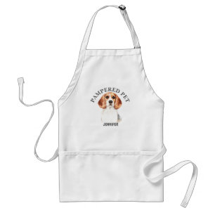 Gepersonaliseerd Beagle Pet Groomer Apron Standaard Schort