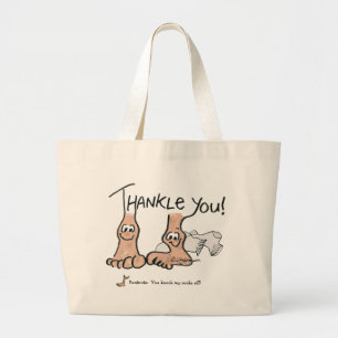 Gepersonaliseerd bedankt Gift Grote Tote Bag