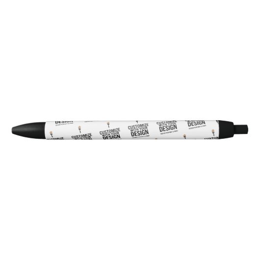 Gepersonaliseerd bedrijf Small Business Custom Zwarte Inkt Pen (Voorkant)