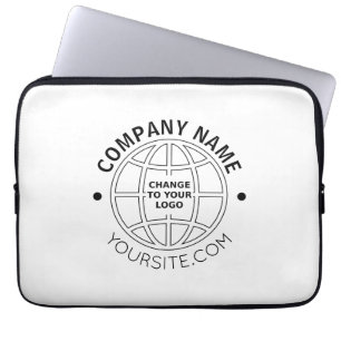 GEPERSONALISEERD BEDRIJFSLOGO WEBADRES LAPTOP SLEEVE
