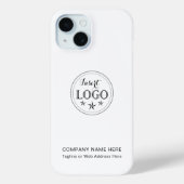 Gepersonaliseerd bedrijfsprofiel Case-Mate iPhone case (Achterkant)