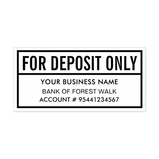 Gepersonaliseerd bedrijfstorting 	rubberstempel (Afrduk)