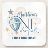 Gepersonaliseerd Beer in een ballon Onderzetters (Voorkant)