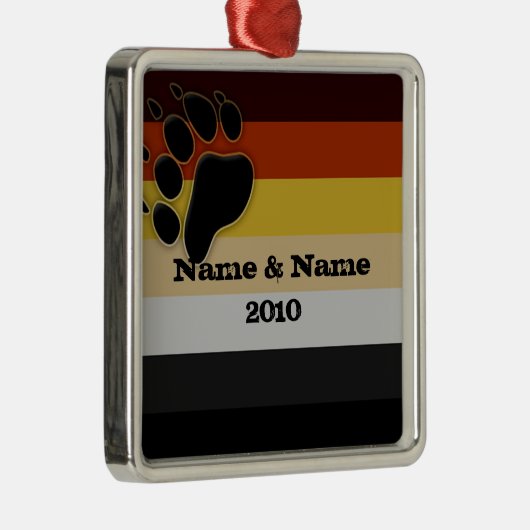 Gepersonaliseerd Beer Pride Ornament (Rechts)