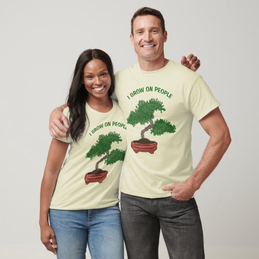 Gepersonaliseerd bericht Japans Bonsai Tree Graphi T-shirt (Unisex)