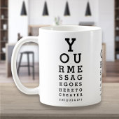 Gepersonaliseerd Bericht Leuk Oog Zicht Opticien G Koffiemok