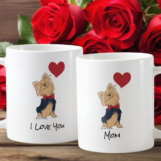 Gepersonaliseerd Bericht Lieve Jou Yorkie Mooie Ho Koffiemok