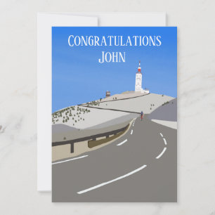 Gepersonaliseerd bericht Mont Ventoux Feestdagenkaart
