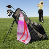 Gepersonaliseerd beste dames golfcadeau voor golf golfhanddoek