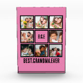 Gepersonaliseerd beste grootmoeder ooit 8 Foto col (Voorkant)