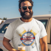 Gepersonaliseerd bier en honkbal t-shirt
