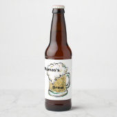 Gepersonaliseerd Bier Etiket (Voorkant)